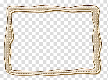 Cuadros para texturas, brown frame illustration transparent background PNG clipart