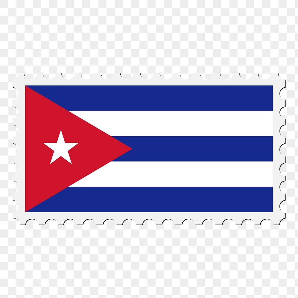 Cuba flag png sticker, postage | Free PNG - rawpixel