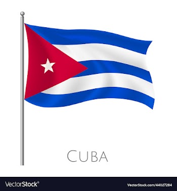 cuba waving 3d flag design