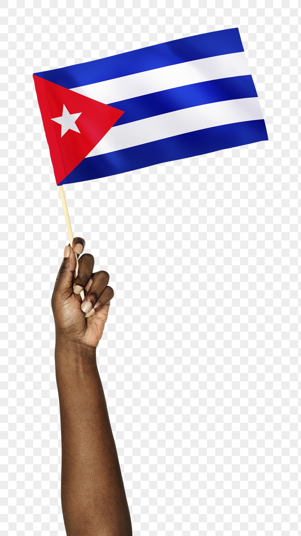 Cuban flag png in black | Free PNG - rawpixel