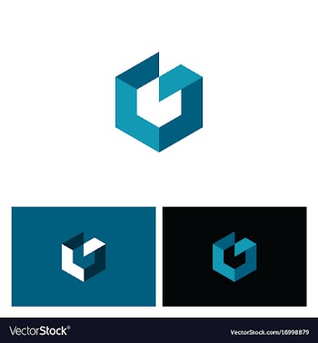  					Cube 3d shape polygon logo vector image														