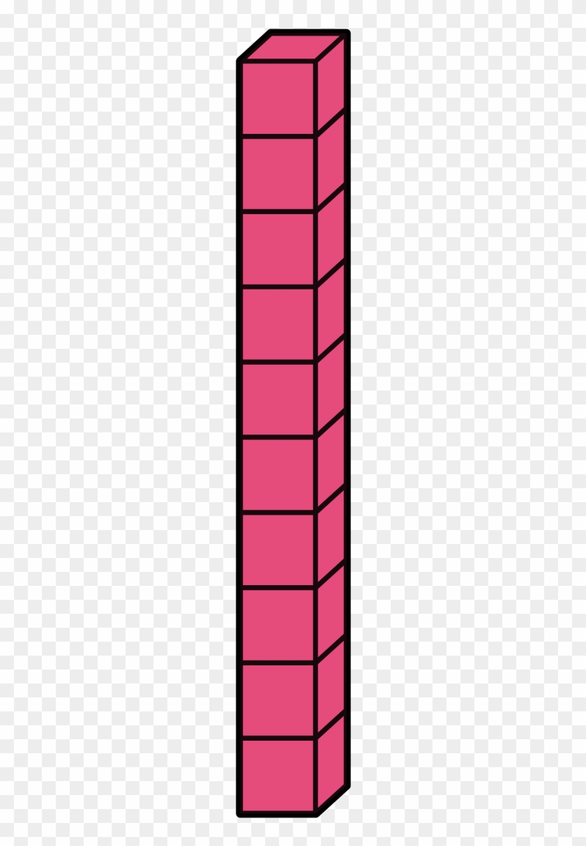 Cube Clipart Ten Base - Base Ten Blocks
