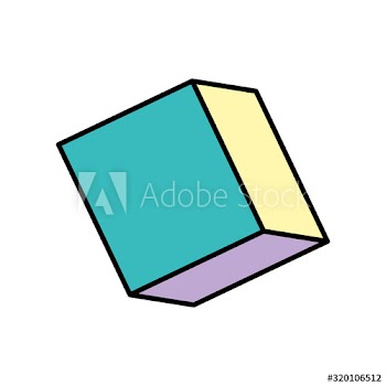 cube isometric style design