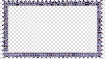 Cubepolis Stamp Frame Only, blue digital frame transparent background PNG clipart