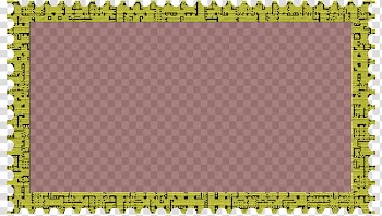 Cubepolis Stamp Frame Only, gold wooden frame transparent background PNG clipart