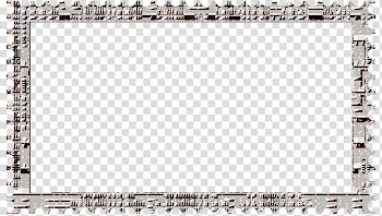 Cubepolis Stamp Frame Only, gray and black border transparent background PNG clipart