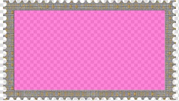 Cubepolis Stamp Frame Only, gray and purple frame illustration transparent background PNG clipart