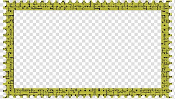 Cubepolis Stamp Frame Only, green frame illustration transparent background PNG clipart