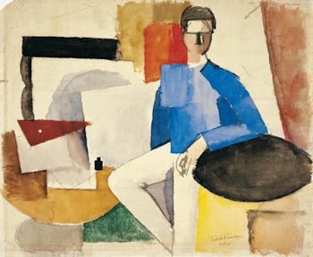Cubist composition with seated man | Free Photo - rawpixel