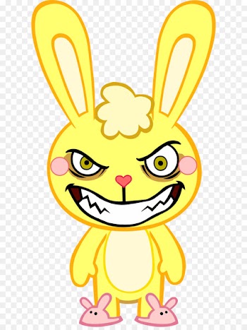 Cuddles Rabbit Hare Clip art Easter Bunny - Happy Tree friends 