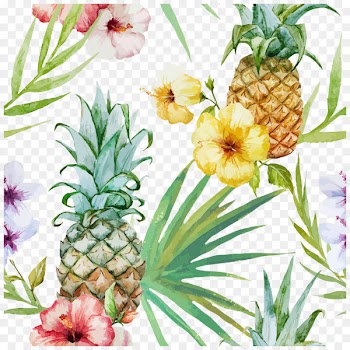 Cuisine of Hawaii Pineapple Wallpaper - Tropical plants 