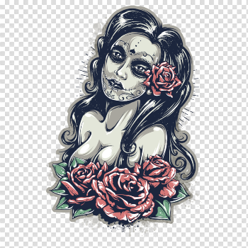 Cuisine Style Mexican Calavera Dead Vector Gothic