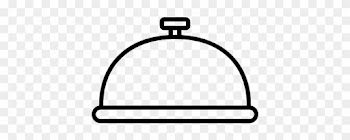 Culinary Food Plate And Cover Gray - Food Cover Icon