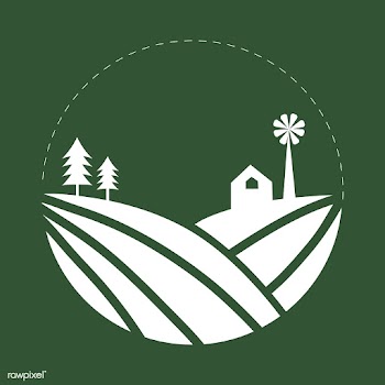 Cultivation of land farming logo illustration | Free stock vector - 429630