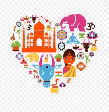 Culture of India Western culture Indian people - Thailand Travel flat material 