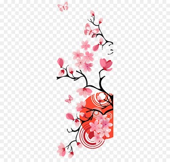 Culture of Japan Graphic arts - Vector Japanese pattern pink 