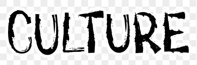 Culture png word sticker typography, | Free PNG - rawpixel