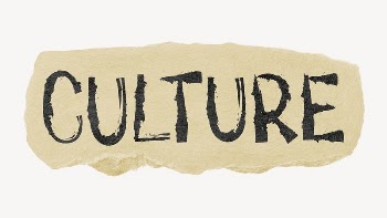 Culture word, torn craft paper | Free PSD - rawpixel