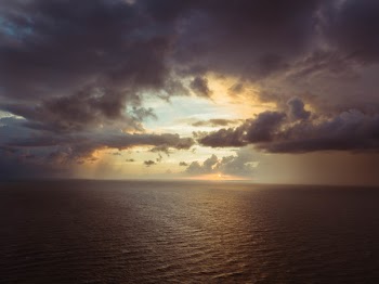 Cumulonimbus Cloud Above Sea
