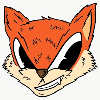 Cunning fox sticker overlay on a green background design resource | Free  transparent png - 2358374