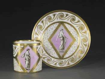 Cup and Saucer (1795&ndash;1800) earthenware | Free Photo - rawpixel