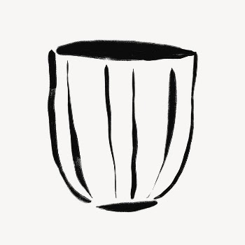 Cup doodle clipart, drawing illustration, | Free Photo - rawpixel