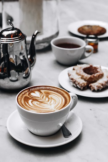 Cup Of Coffee With Art