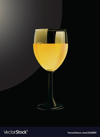Cup of wine vector image