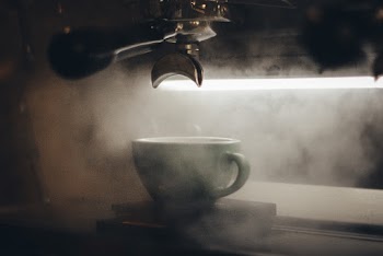 Cup on Espresso Maker