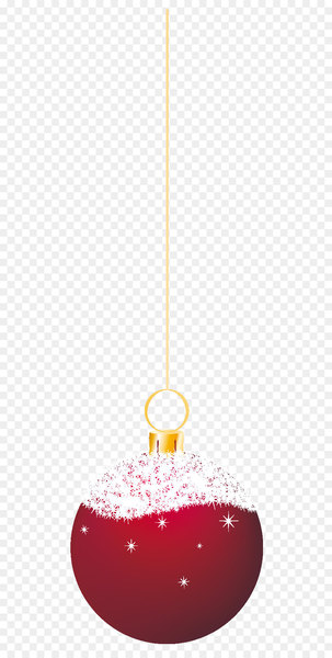 Cup - Transparent Snowy Christmas Ball Red Ornament PNG Clipart 
