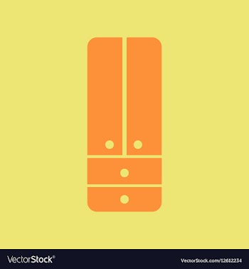 Cupboard vector image
