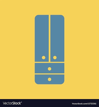 Cupboard vector image