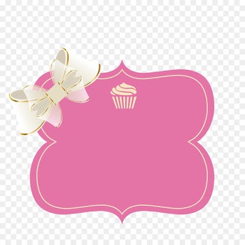Cupcake Bakery Logo Vector graphics - label frame 