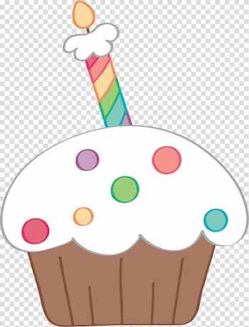 Cupcake Birthday cake , Birthday transparent background PNG clipart