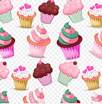 Cupcake Birthday cake Muffin Bakery Cream - Marshmallow cake picture material 