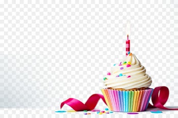 Cupcake Birthday cake Stock photography Royalty-free - High-definition picture of a red candle inserted on a cake 
