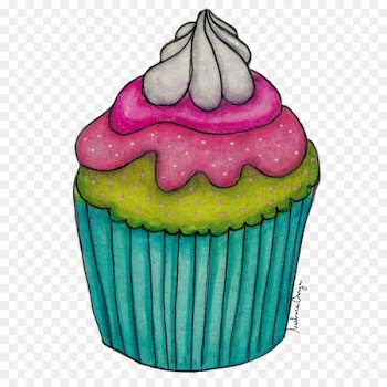 Cupcake, Buttercream, Magenta, Baking Cup PNG