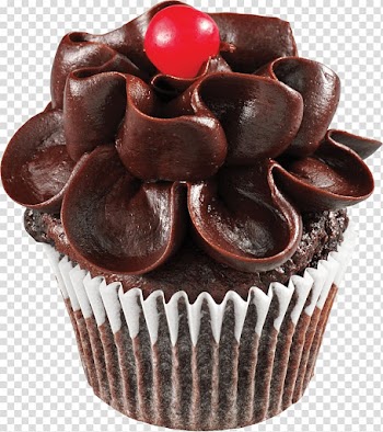 Cupcake Chocolate cake Birthday cake Icing, Chocolate cake transparent background PNG clipart
