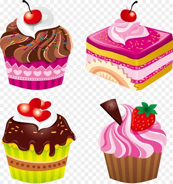 Cupcake Chocolate cake Birthday cake Icing Strawberry cream cake - Delicious cake 