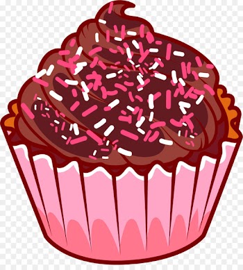 Cupcake Chocolate cake Chocolate ice cream Muffin - Cartoon cupcakes 