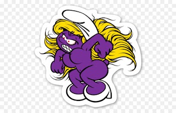 Cupcake Clip art Sticker Character Purple - gnats streamer 