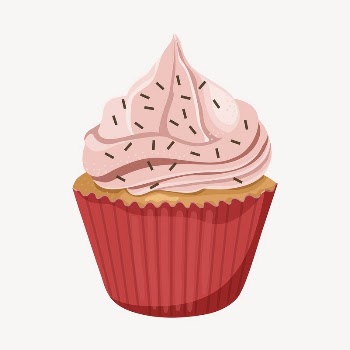 Cupcake clipart, cute cartoon illustration | Free PSD Illustration - rawpixel