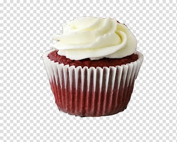 Cupcake Cream Macaron Tart Chocolate cake, White black cream chocolate cake transparent background PNG clipart