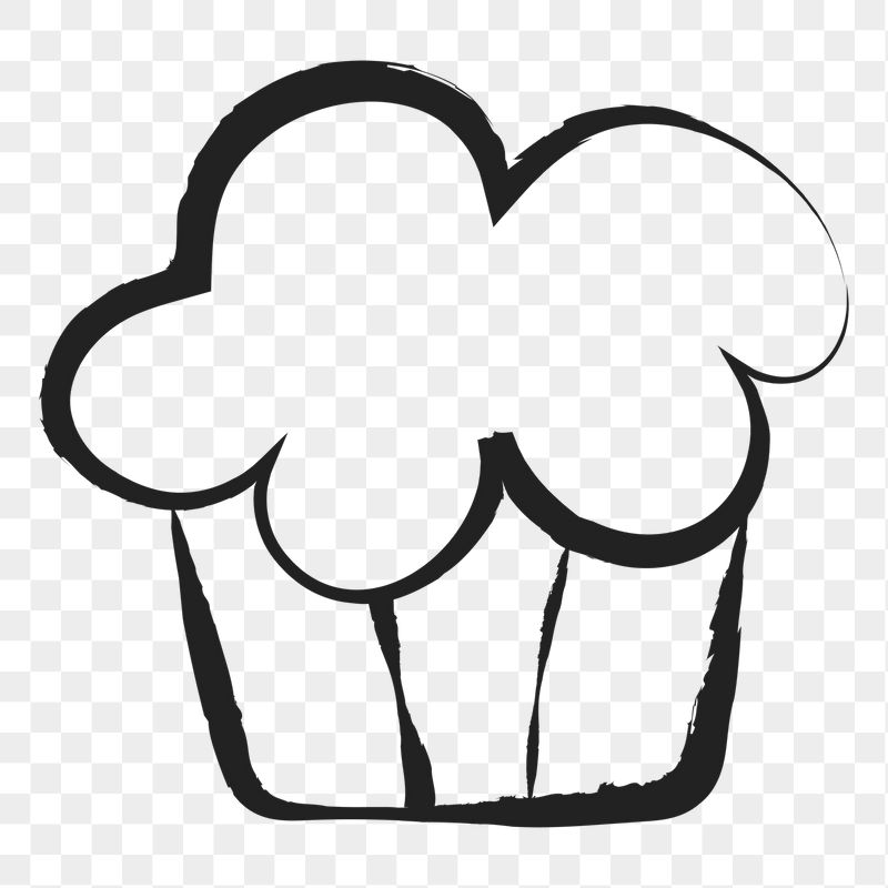 Cupcake dessert png sticker, cute | Free PNG Illustration - rawpixel