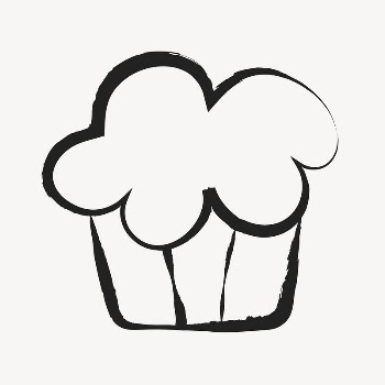 Cupcake dessert sticker, cute doodle | Free Vector Illustration - rawpixel
