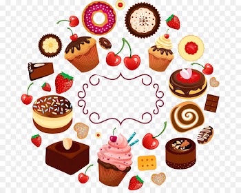 Cupcake Donuts Frosting & Icing Dessert Menu - chocolate cartoon 