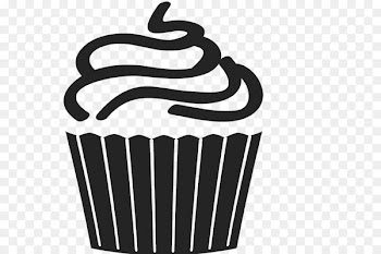 Cupcake Frosting & Icing American Muffins Clip art Illustration - bake outline 