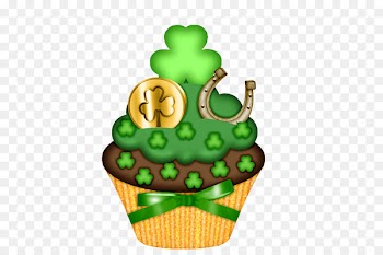 Cupcake, Frosting Icing, Cake, Green PNG