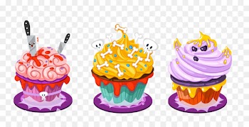 Cupcake Halloween cake Candy corn Clip art - Halloween cake 