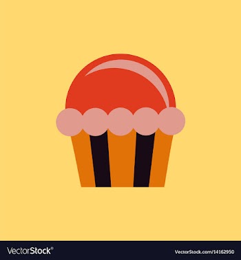 Cupcake icon vector image